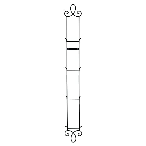  Augusta 4 Tier Vertical Black Plate Rack For Collectible Plates, Plaques, Dishes, & China