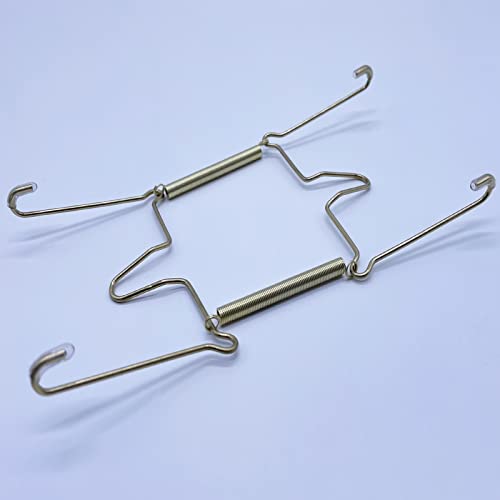  5Pcs 6-Inch Small Invisible Plate Wire Hanger Wall Holders With Protective Rubber Cover For 5" To 7" Decorative Tray