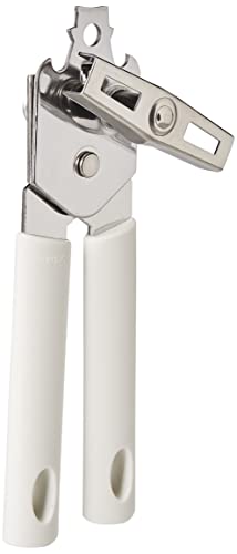 Brabantia Classic Can Opener With Metal Handle, 4.8x5.1x9 Cm, White