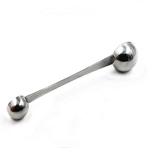  Coffee Scoop 5ml & 15ml Long Handle Stainless Steel Teaspoon & Tablespoon 1pc (1Tsp & 1Tbsp) With Tick Mark For Coffee Or Baking