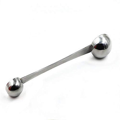  Coffee Scoop 5ml & 15ml Long Handle Stainless Steel Teaspoon & Tablespoon 1pc (1Tsp & 1Tbsp) With Tick Mark For Coffee Or Baking