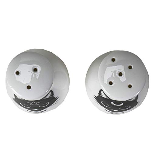  Ummit Collection Alchemy Gothic Magick Cats Salt And Pepper Shaker Set Bone China Spooky Black Cats Halloween Decor