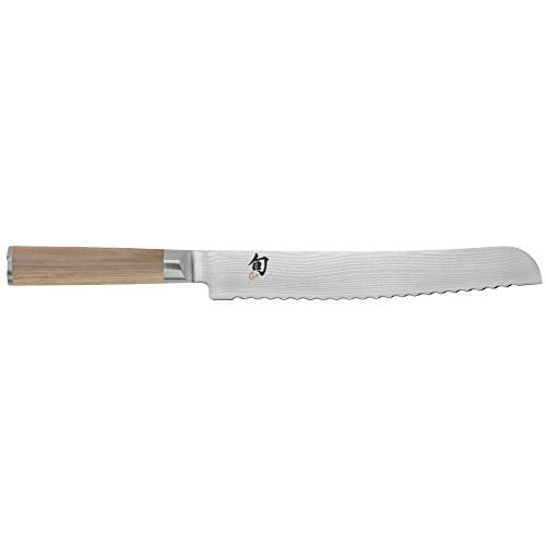  Classic Blonde 9” Bread Knife, Blonde PakkaWood Handle, Full Tang VG-MAX Blade