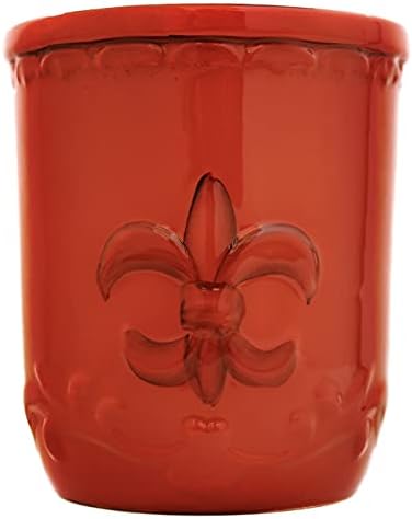  Tuscany Colorful Rainbow, Hand Painted Ceramic Utensil Jar, 81739