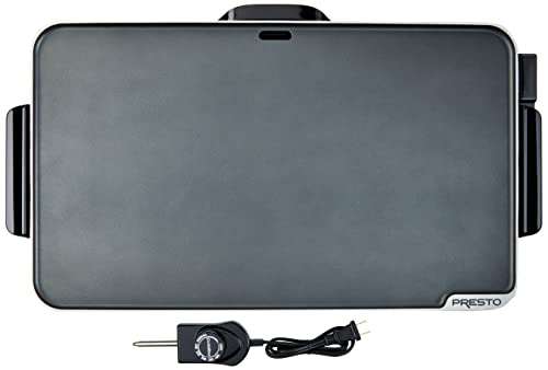 Presto 07072 Slimline Griddle, Black, 22" & 06852 16-Inch Electric Skillet With Glass Cover