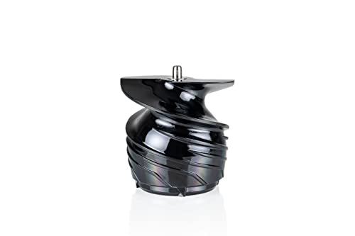  Ana 848 Easy Clean Vertical Juicer - Low Speed 43 RPM - Quiet - 15 Year Warranty Carrots Celery Wheatgrass Greens (Matte Black)