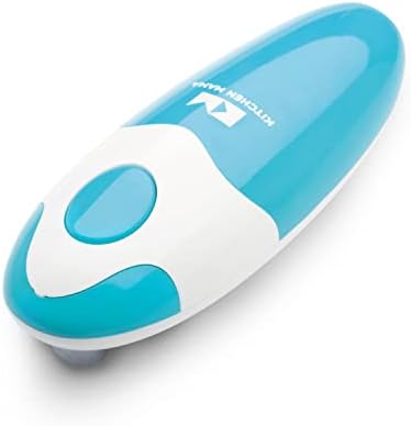  Auto Electric Can Opener: Open Your Cans With A Simple Push Of Button - Automatic, Hands Free, Smooth Edge, Food-Safe, Battery Operated, YES YOU CAN (Red)