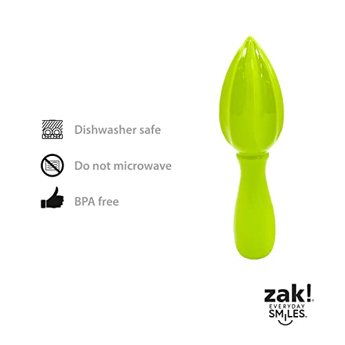  Handheld Citrus Reamer With Rounded Comfort Handle, Durable And Non-BPA Melamine (1.6" By 5.65", Kiwi Color)
