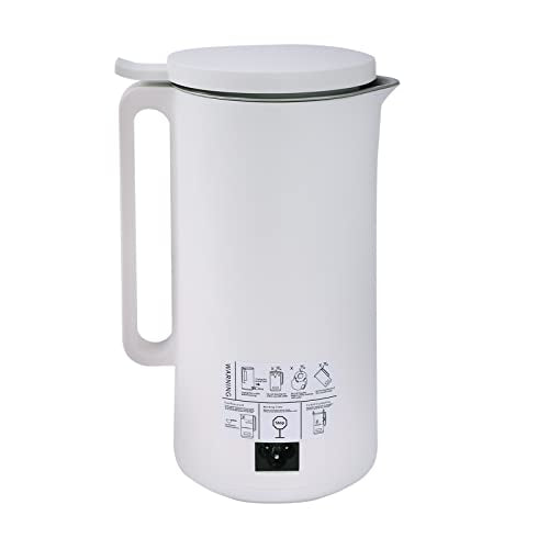  Automatic Soy Milk And Nut Milk Maker Machine, 350ml/11oz Juicer Soy Milk Maker Soup Maker With Stainless Steel And Blade, Multi Cooker Mixer For Soybean Oat Coconut Cereal Boiling, US Plug 110V