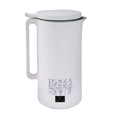  Automatic Soy Milk And Nut Milk Maker Machine, 350ml/11oz Juicer Soy Milk Maker Soup Maker With Stainless Steel And Blade, Multi Cooker Mixer For Soybean Oat Coconut Cereal Boiling, US Plug 110V