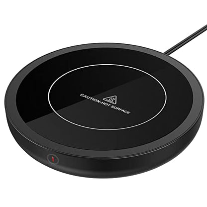  Coffee Mug Warmer For Desk, Electric Coffee Cup Warmer With 3-Temp Settings, Smart Coffee Warmer For Desk Auto Shut Off, Enlarged Heating Plate Suitable For Most Cups, Gift For Your Friends And Family