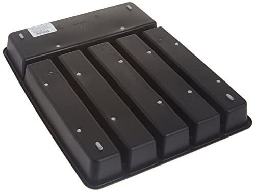  Rubbermaid No-Slip Large, Silverware Tray Organizer, Black With Gray