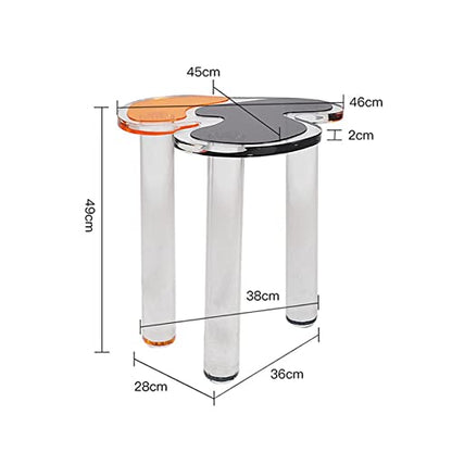  SOOVI Table Coffee Table Living Room Sofa Small Side Table Creative Shaped Corners Several Designer Furniture Modern