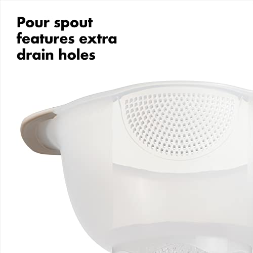 OXO Good Grips Rice & Small Grains Washing Colander, 15.4 X 23.3 X 13.9 Cm