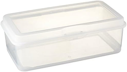  18058606 Large Flip Top, Clear, 6-Pack