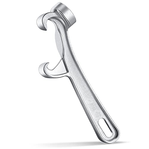  Aluminum Bucket Opener 5 Gallon Pail Opener Silver Buckets Lid Wrench Metal Can Opener Lid Remover Tool For Home Industrial Use (1 Piece), 21 Cm