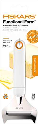 Fiskars Soft, Stainless Steel/Synthetic Material Cheese Slicer, One Size, White