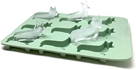  French Bulldog Ice Cube Tray And Treat Mold, 9 Frenchie Shaped Molds, BPA Free And Heat Resistant, Chocolate Mold