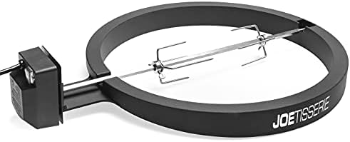  Kamado Joe BJ-TISSERIENA JoeTisserie Rotisserie Grill Accessory For Big Joe Grills & Kamado Joe BJ-DJ DoJoe Pizza Oven Grill Accessory For Big Joe, Black