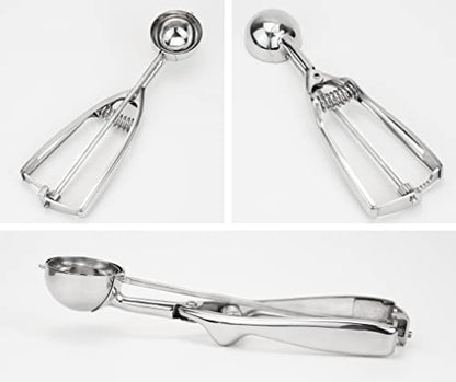  Professional 18/8 Stainless Steel Medium Cookie Scoop, Size 40