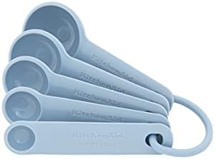 KitchenAid Measuring Spoons, Set Of 5, Aqua Sky
