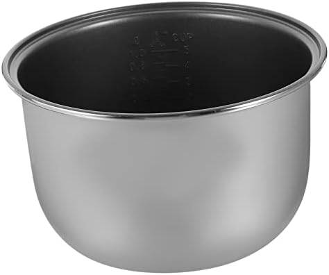 Rice Cooker Liner Stainless Steel Rice Cooker Slow Cooker Aroma Rice Cooker Non-stick Rice Cooker Pot Power Cooker Insert Liner Rice Cooker Replace Liner Cooker Inner Pot