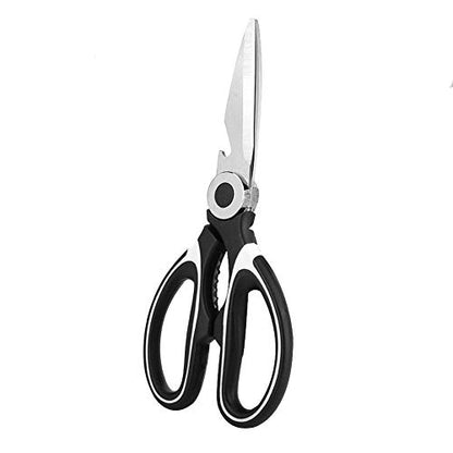  Kitchen Scissors Multifunctional Shear Stainless Steel Scissor For Kitchen Cloth Walnut