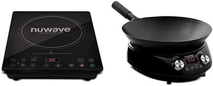  Pro Chef Induction Cooktop, Commercial-Grade, Portable, Powerful 1800W, Large 8” Heating Coil, 94 Temp Settings 100°F - 575°F In 5°F, Shatter-Proof Ceramic Glass Surface