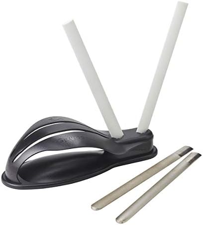 Spyderco Gauntlet Select - Easy-to-Use Knife Sharpener With Two Fine Ceramic Rods - 603F