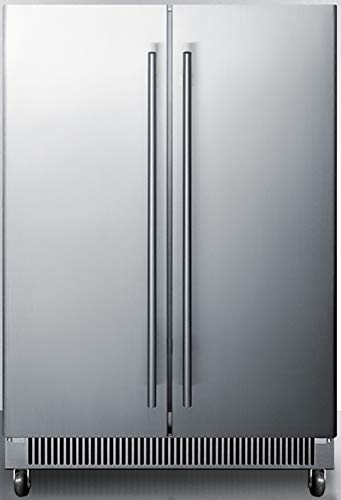  CL66FDOS 24"" Classic Collection Dual Temperature Zone Beverage Center With 5.1 Cu. Ft. Capacity 6 Wine Racks 3 Adjustable Glass Shelves Open Door Alarm And Automatic Defrost In Stainless Steel