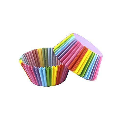  Baking Cups Cupcake Liners, Standard Sized, 300 Count (Rainbow)