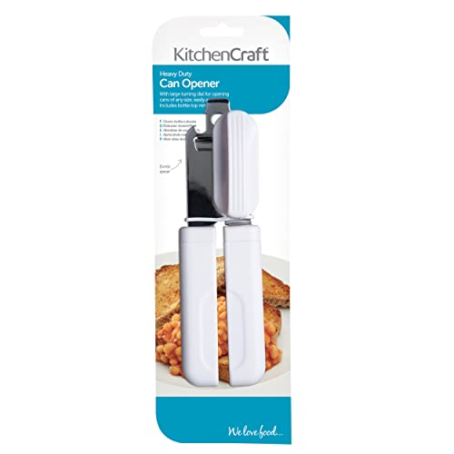 Kitchen Craft Heavy Duty Can Opener, White