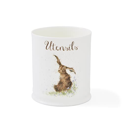  Royal Worcester Utensil Jar - Harebells (Hare)