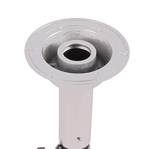  Adjustable Table Pedestal, Silver Aluminum Table Stand Leg Bases For Marine Boat Caravan Motorhome Workrooms 22-28 Inch Height Convenient And Portable
