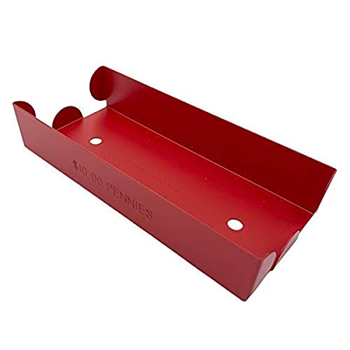  Huron Aluminium Penny Coin Tray, Red