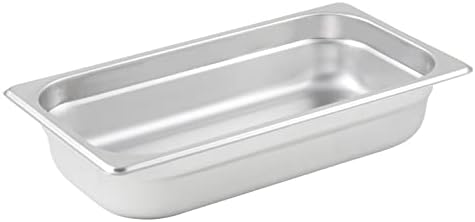  Anti-Jam 1/3 Size Pan, 4-Inch, Stainless Steel
