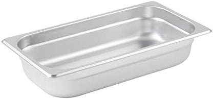  Anti-Jam 1/3 Size Pan, 4-Inch, Stainless Steel
