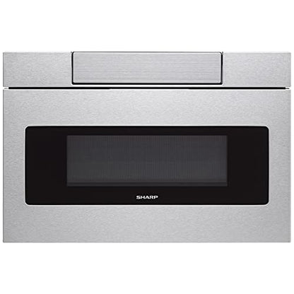 Sharp Harp SMD2470ASY 24 In. 1.2 Cu. Ft. 950W Stainless Steel Microwave Drawer Oven Bundle With 3 YR CPS Enhanced Protection Pack