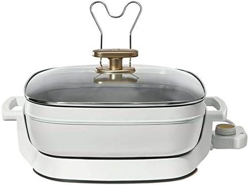 GENERIC 5-in-1 Electric Expandable Skillet, White Icing, Up To 7 QT