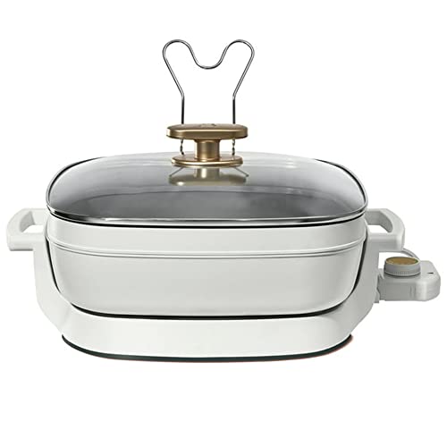 GENERIC 5-in-1 Electric Expandable Skillet, White Icing, Up To 7 QT