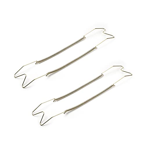  Plate Hanger 15.98" W Type Stainless Steel Plate Hangers Invisible Wall Hooks For Walls Compatible Decorative Plates Hooks Dish Display Holder Golden 2PCS