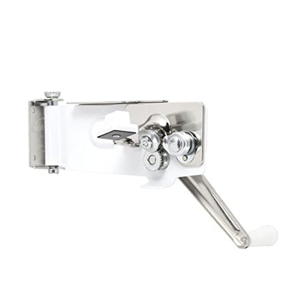  Wall Mount Can Opener With Magnet, 1-Pack, White -