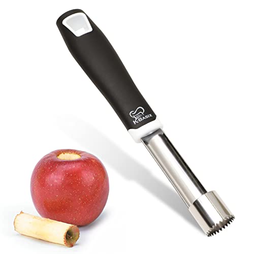  Pple Corer Stainless Steel With Soft Rubber Handle, Apple Corer Tool For Pears, Bell Peppers, Kitchen Gadget Tool For Apple Core Remover Tool, Apple Peeler And Corer