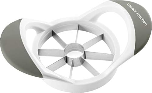  - Apple Corer And Slicer- Fruit Cutter - Apple Divider - Wedger - Stainless Steel Slicer For Fruits - Vegetables- Ergonomic Handle- Easy Grip- 8 Sharp Blade & Slices (Green)