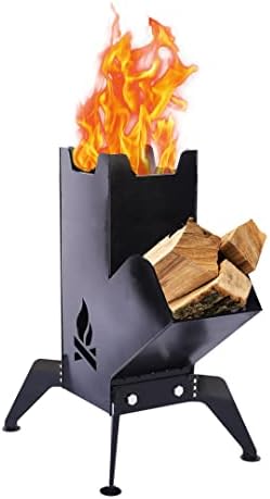  Wood Fire Rocket Stove Smokeless Camping And Outdoor Stove (MEDIUM)