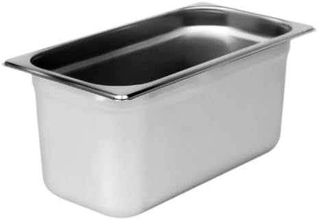  Third Size 4-Inch Deep 22 Gauge Anti Jam Pans