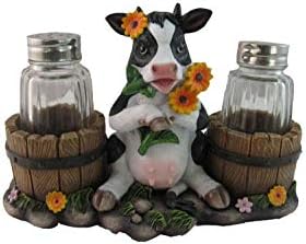  Animal Holder With Salt And Pepper Shaker Set (3 Piece) | Kitchen Décor And Accessories | Salt And Pepper Shakers | Home Décor | Home Decorations… (Rooster)