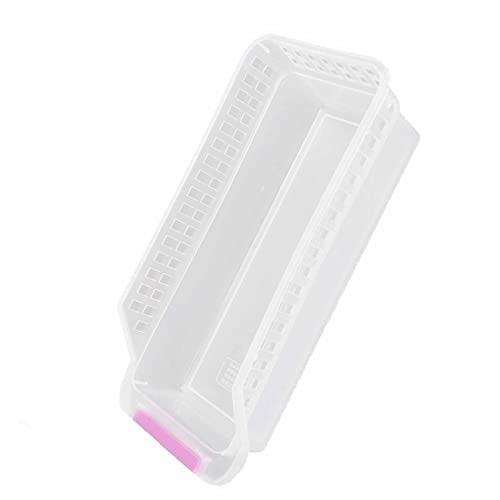  Jopwkuin Cosmetic Organizer, Durable PP Keep Neat Vent Hole Design Storage Basket Easy For Living Room Refrigerator Desktop