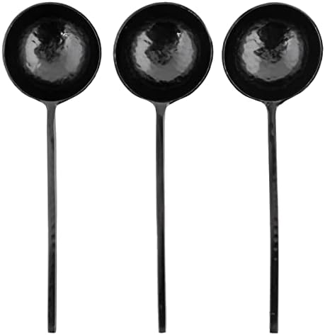Karma Long Handle Tasting Spoons Set - Long Handle Spoons For Cooking - Wood Kitchen Utensils - Wood - Set Of 4