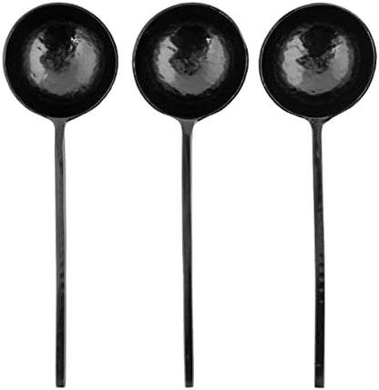 Karma Long Handle Tasting Spoons Set - Long Handle Spoons For Cooking - Wood Kitchen Utensils - Wood - Set Of 4
